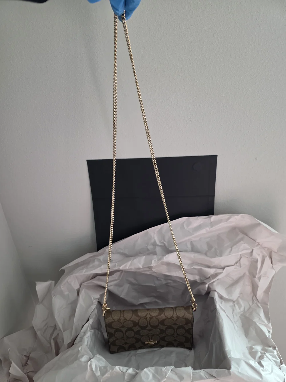 Coach Signature Canvas Crossbody Bag in Brown